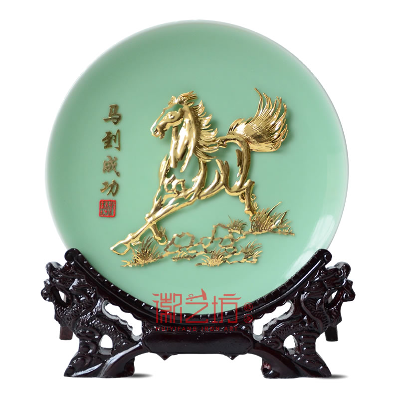 金馬鍍金蕪湖鐵畫馬到成功 饋贈親友合作伙伴安徽特色文化禮品