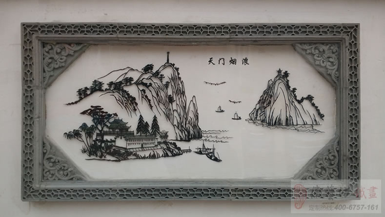 蕪湖名校鏡湖小學(xué)校園文化墻裝飾鐵畫(huà)《蕪湖十景》