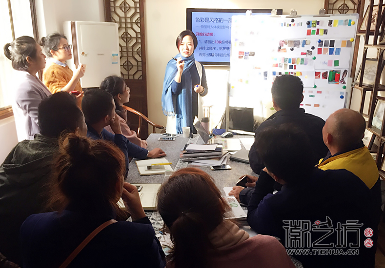 徽藝坊鐵畫藝人走進風(fēng)格色彩 (52)