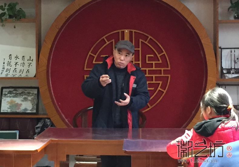 鏡湖小學(xué)真容國學(xué)堂鐵畫第六課 (6)