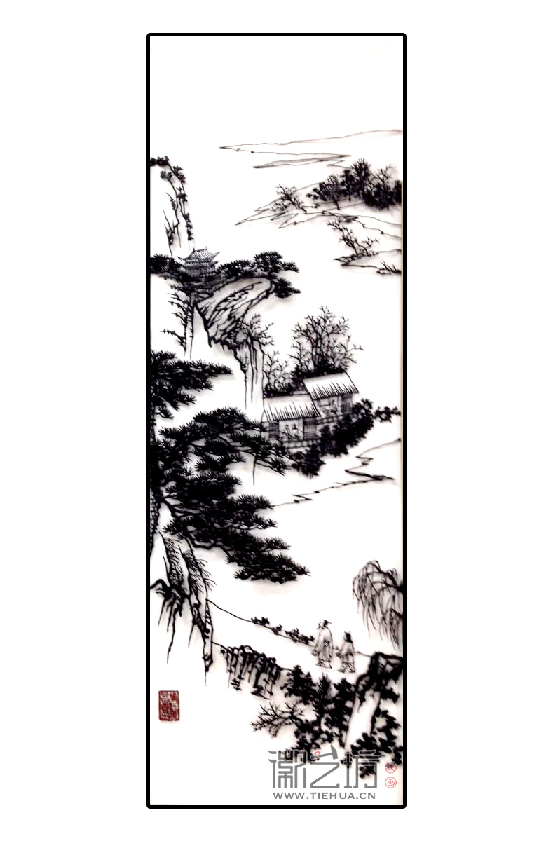 鐵畫(huà)老藝人顏昌貴作品2