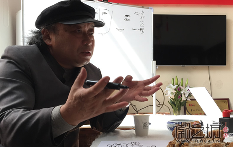 作品研發(fā)故事 立體景觀奇石鐵畫《印象黃山》1