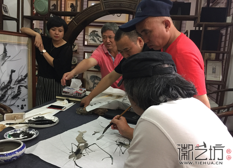 謝老師點(diǎn)評(píng)鐵畫作品蝦 (2)