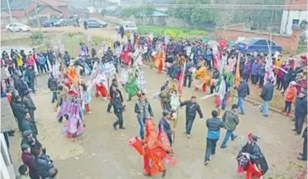 006蕪湖縣：老村街張氏馬燈-徽藝坊鐵畫