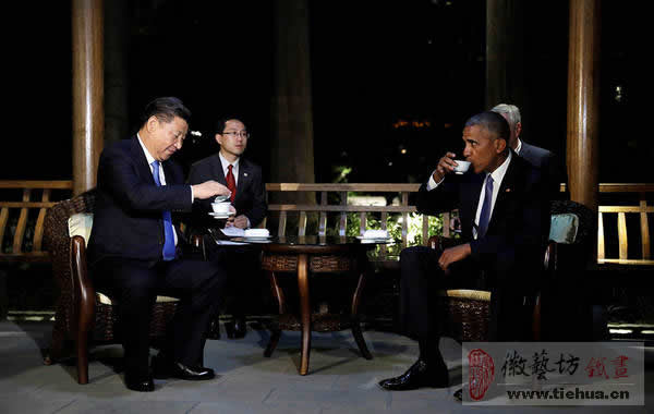 【G20峰會】徽藝坊建設(shè)習(xí)主席接待奧巴馬場所的西湖國賓館中式鐵畫