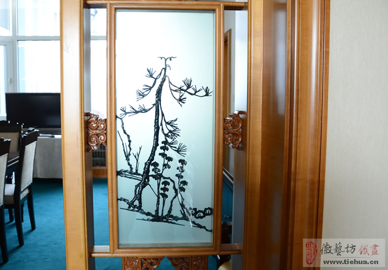 【G20峰會】徽藝坊建設(shè)習(xí)主席接待奧巴馬場所的西湖國賓館中式鐵畫