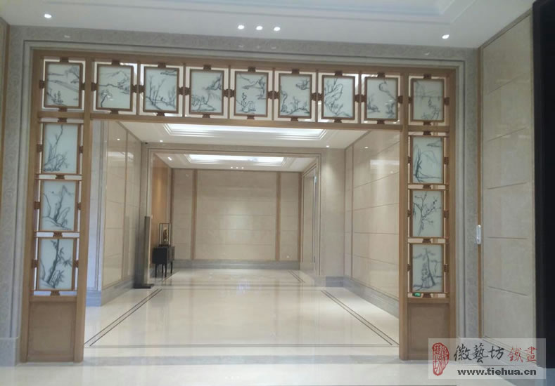 【G20峰會】徽藝坊建設(shè)習(xí)主席接待奧巴馬場所的西湖國賓館中式鐵畫