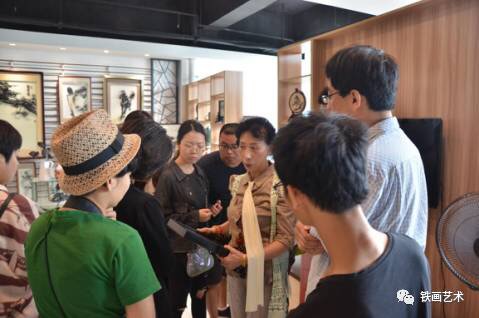 走進(jìn)國家鐵畫傳人儲(chǔ)金霞大師4